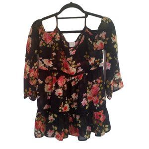 Women's Floral Blouse Small